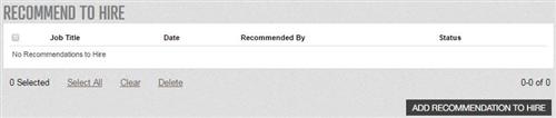 Recommend to Hire 